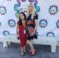 Chalet Lisette Brannan with Catherine Duskin San Dieago Kids International Film Festival